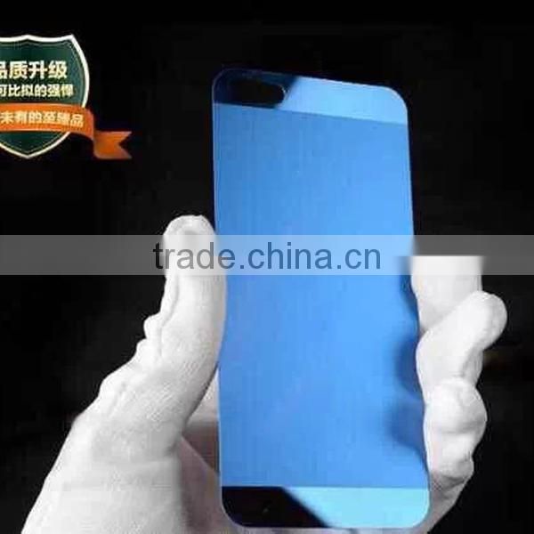 Electroplating Matte frosted tempered glass screen protector film for iphone 5s, mobile phone protective film