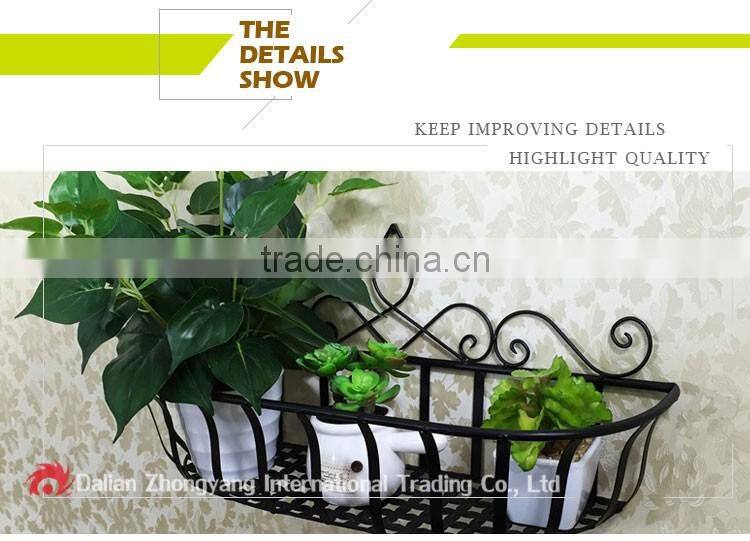 unique design Wall hanging indoor outdoor antioxidant metal plant stand