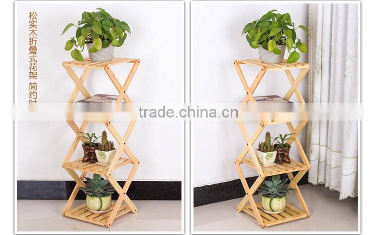home decor wooden flower shelf, wooden shelf,Storage Rack
