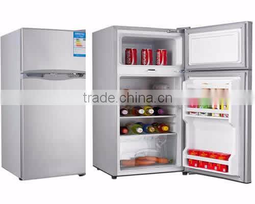 102L Integrated Solar Double-door Refrigerator with Built-in Lithium Battery