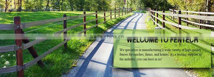 Wholesale 4-1/2" width three steel inside Soft fence