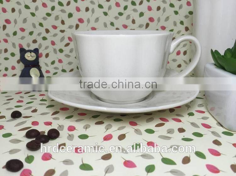 Stocked coffee mug with dish