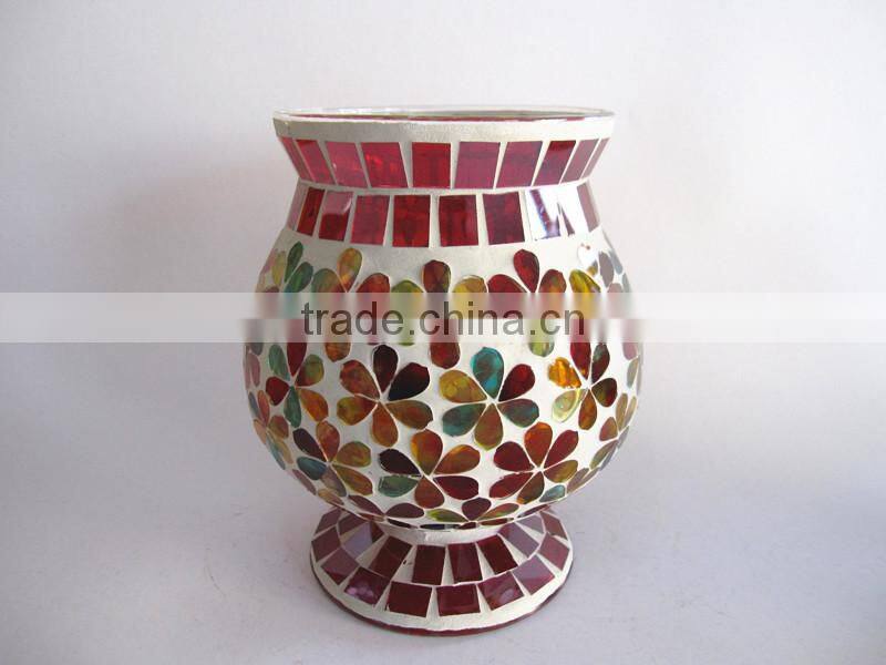 Irridescent Sphere Handmade Decorative Mosaic Mercury Glass Votives Wholesale