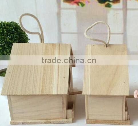 Cheap Real Wood Bird Houses /Nests