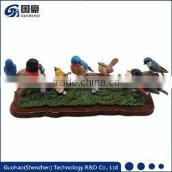 Custom resin miniature canary birds for sale
