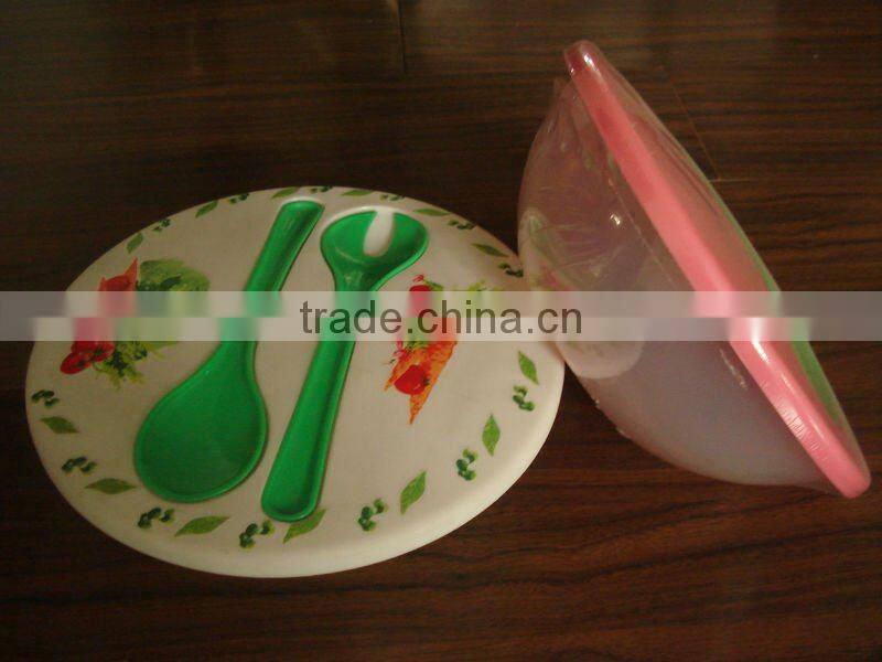 plastic salad container, plastic salad bowl