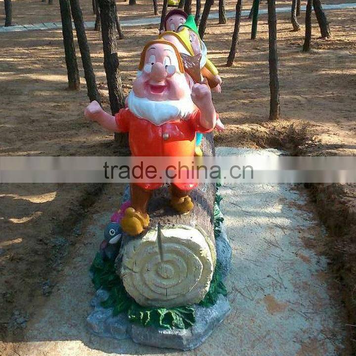 Fiberglass little man cartoon character