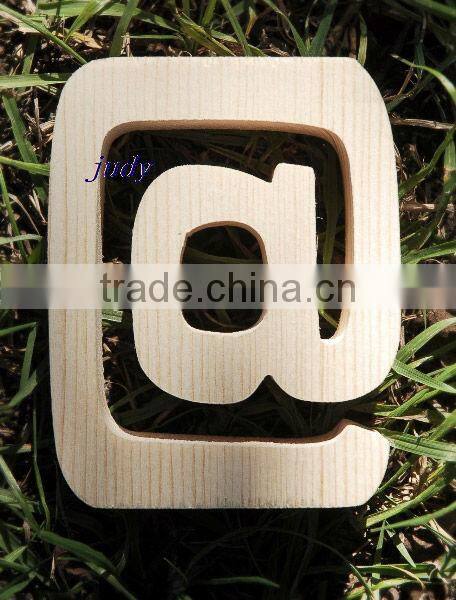 Decorative small wooden craft alphabet letters Wholesale
