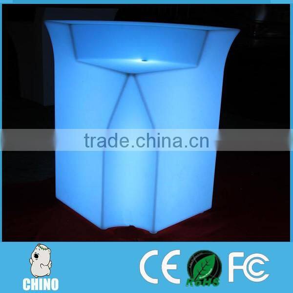 Outdoor event wedding bar counter glow bar counter