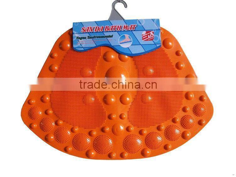 Quality eco friendly pvc fish shape bath mat