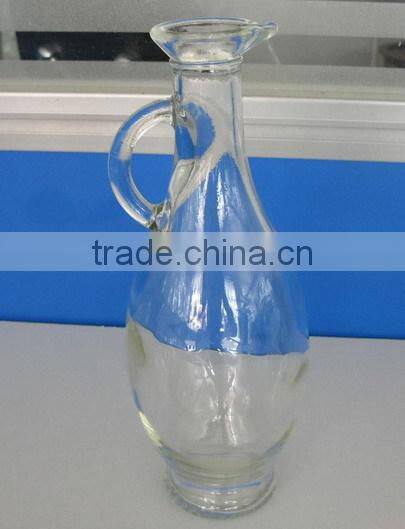 glass oil storage bottle with handle
