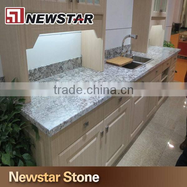 Newstar Stone white granite bathroom countertop