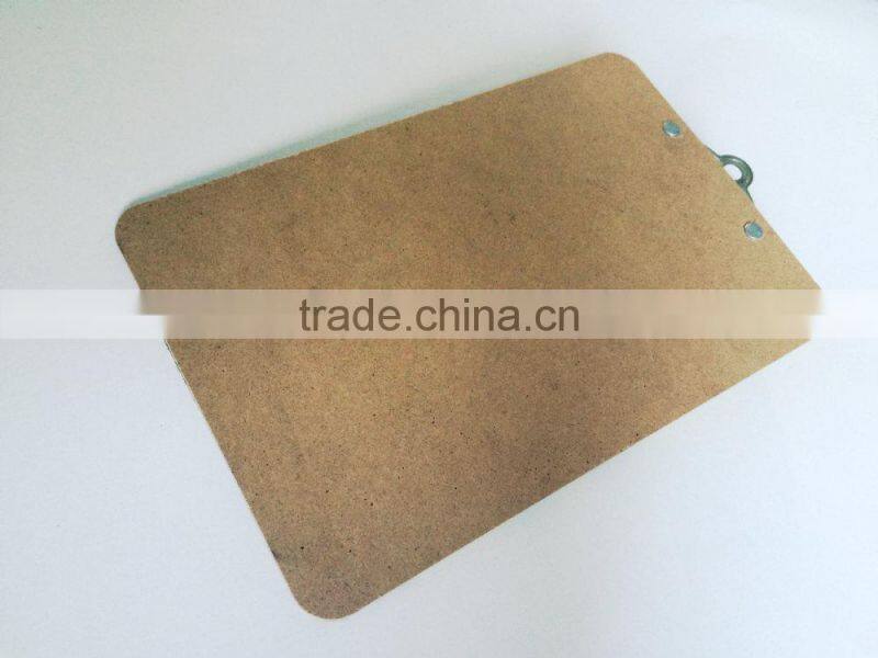 Single side printed pasting butterfly office clipboard with flower picture printed