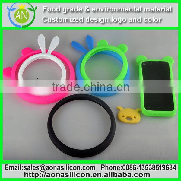 Glowing silicone phone frame|silicone mobile case