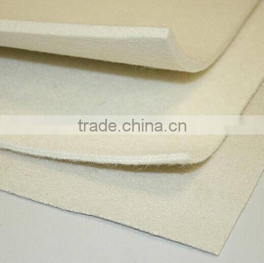 flecked wool felt /grey flecked felt /grey wool felt