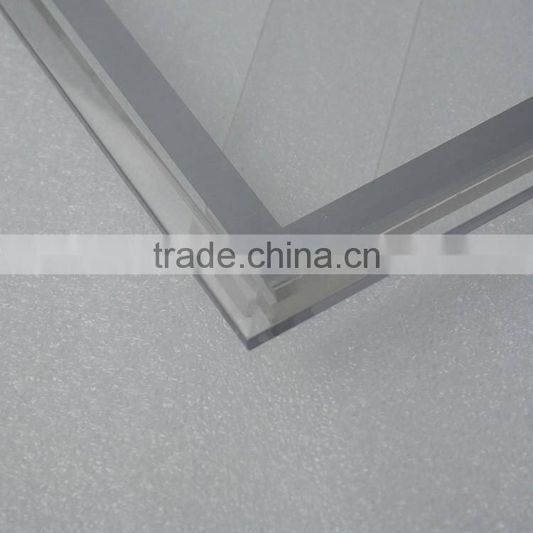 Crystal transparent acrylic photo frame a4 with support at back