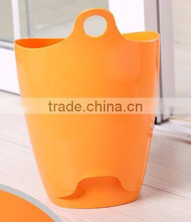 plastic stackable storage bucket/trash can