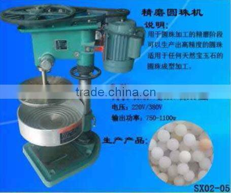 adjustable speed gem stone round beads grinding machine, stone round beads fine chamfering machine