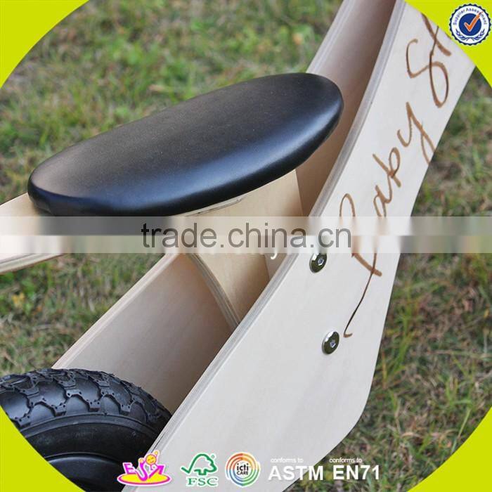 2017 New design wooden kids balance bike best sale wooden kids balance bike top fashion wooden kids balance bike W16C155