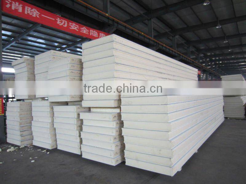 polyurethane/pu sandwich panel cold storage for food,vegetables,fruit