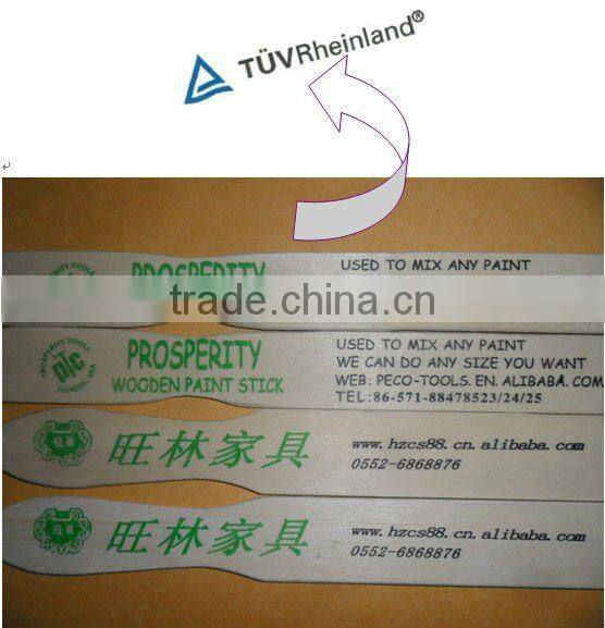 Wooden paddle sticks