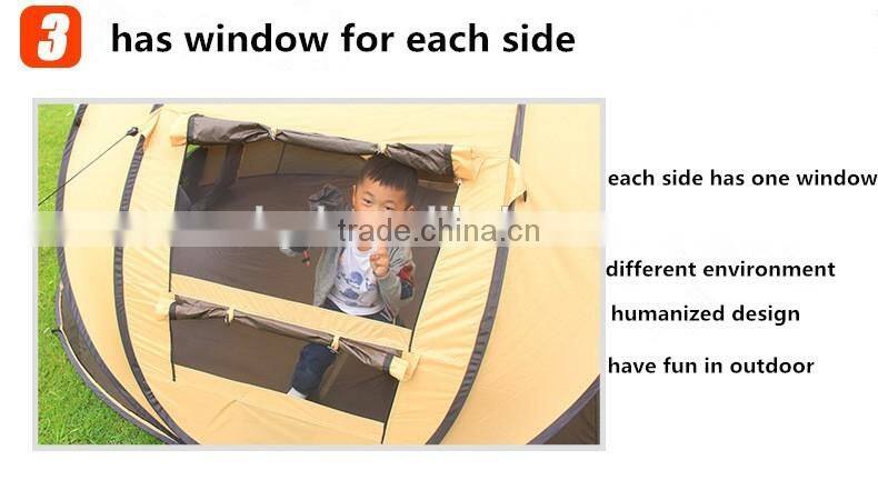 2016 new outdoor 3-4 people throw automatic tents Super light speed up camping tent