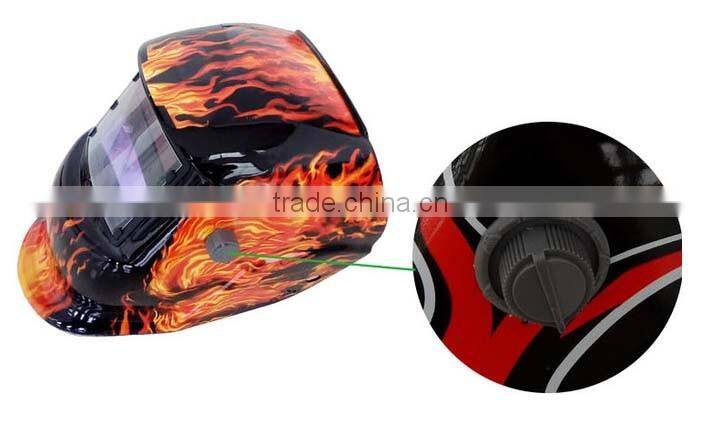 Auto darkening welding helmet custom