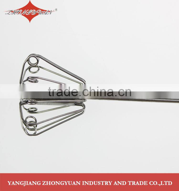 Stainless steel rotary self-mixer miracle whisk 10-inch hand push