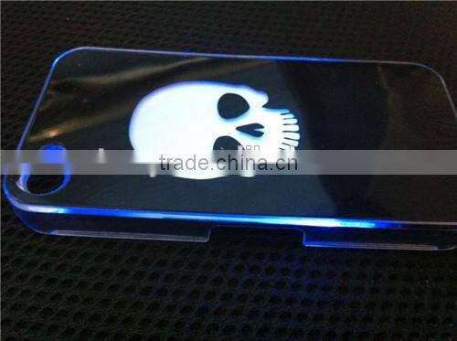 Flashing mobile phone cover case for iphone 4,5