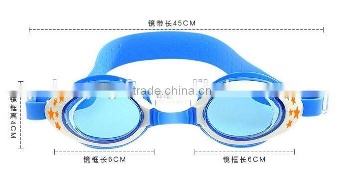 2016 Comfortable Silicone Swimming Goggle with Anti-Fog Lens
