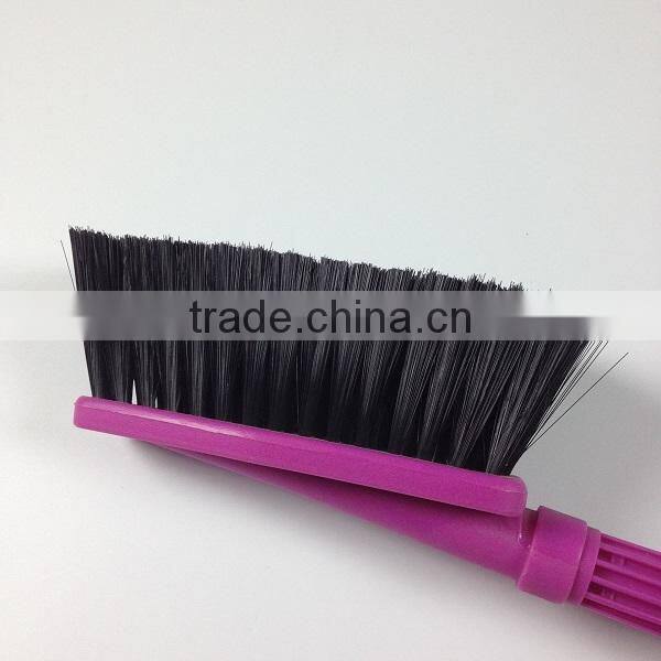 plastic soft bristle water powered cleaning brush for car