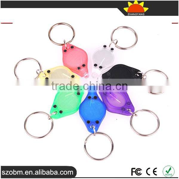 2016 promotional gift keychain flashlight,Money Detector function 395~400nm UV Light LED Keychain Flashlight