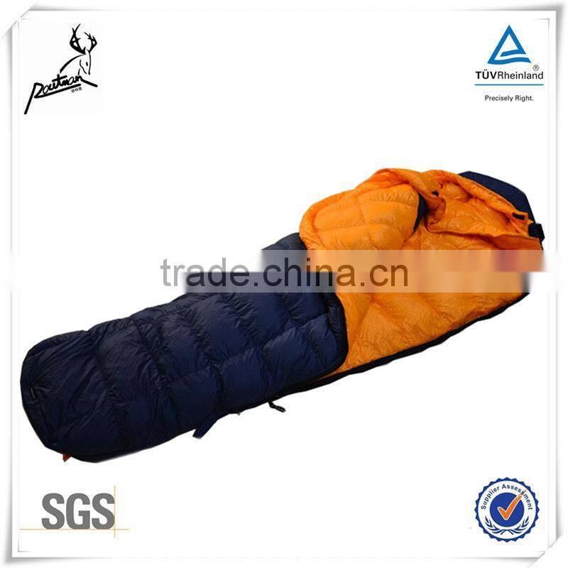 Customised high quality nylon ripstop down sleeping bag