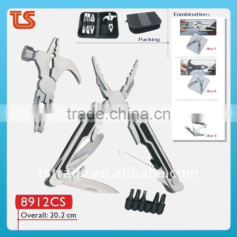 2014 New design colorful multi-function stainless steel plier hand tools 8913