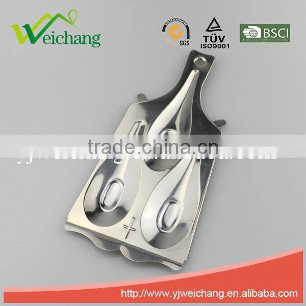 WCE6045 Stainless Steel High Quality Stainless Steel Third Spoon Rest
