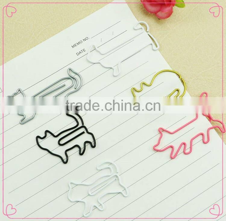 Office stationery human shaped paper clip metal wire clip gifts