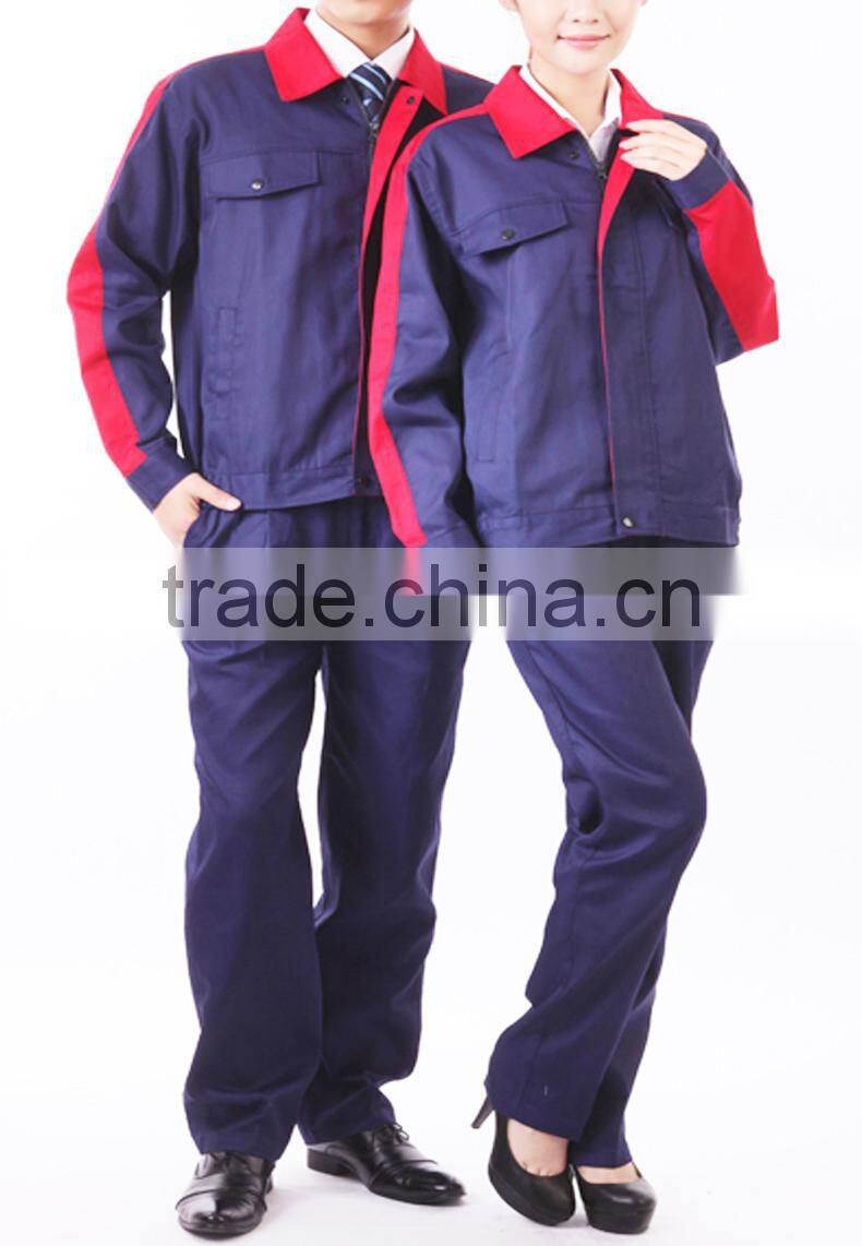 2016 OEM garage industrial unisex workwear factory uniform new design
