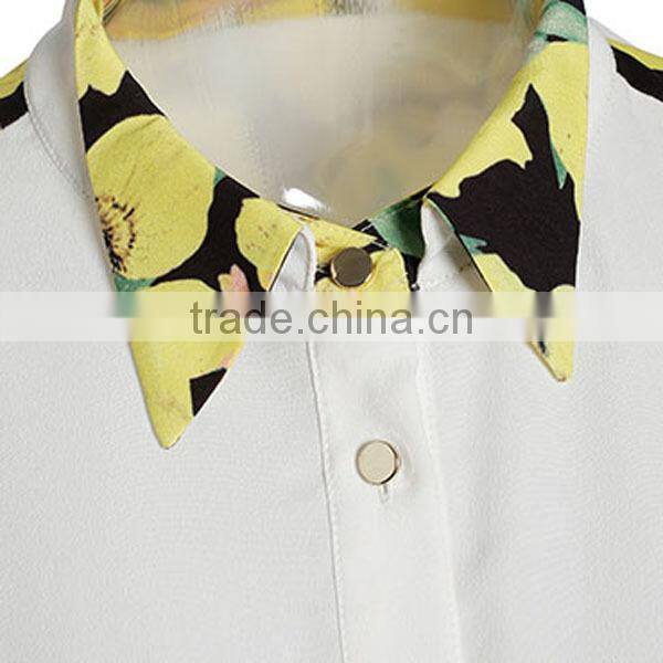 Good Quality Fashion Custom Solid Color oversized blouse
