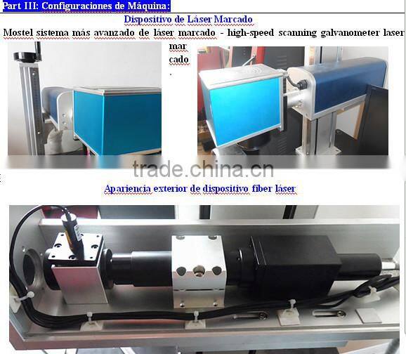 China high precision metal pen fiber laser mark machine for sale