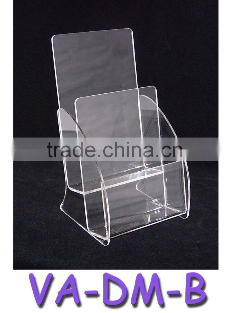 Acrylic postcards countertop display rack table top display rack