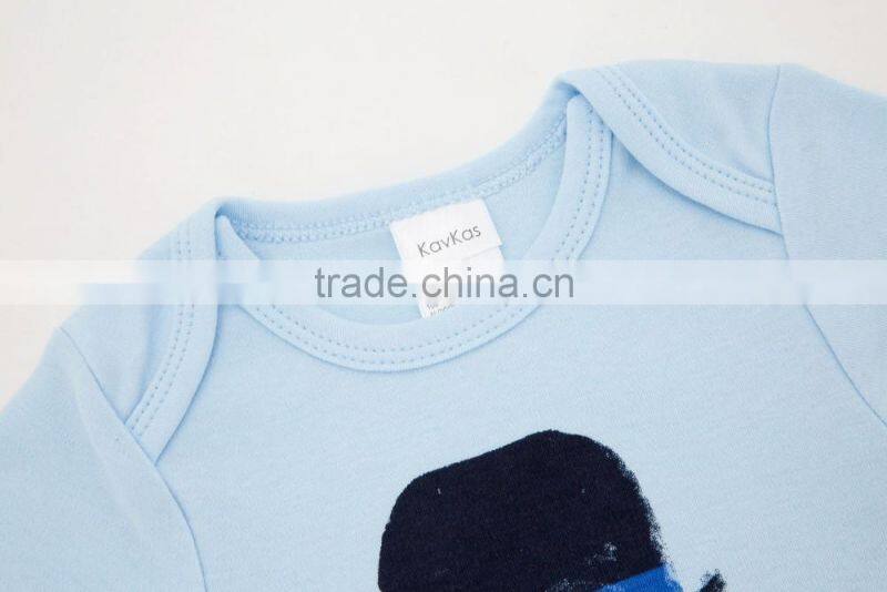 Best Quality Gentleman Style Baby Clothes Soft Cotton Baby Rompers Wholesale