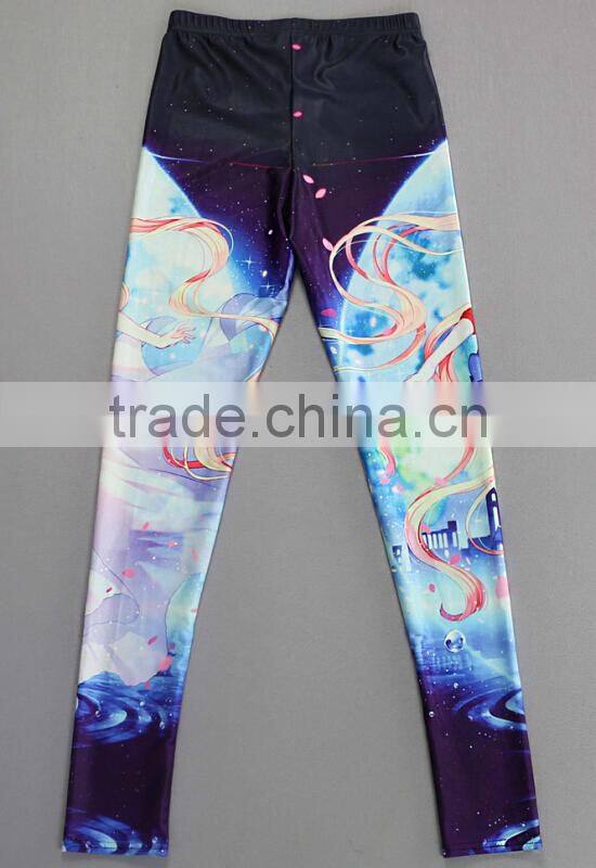 winter sexy lady woman girl print stretch pantyhose