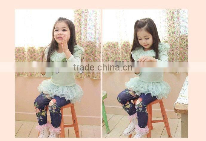 New design seamless leggings with petticoat,tights funky black leggings,slimming cute girl warmmer leggings with skirt