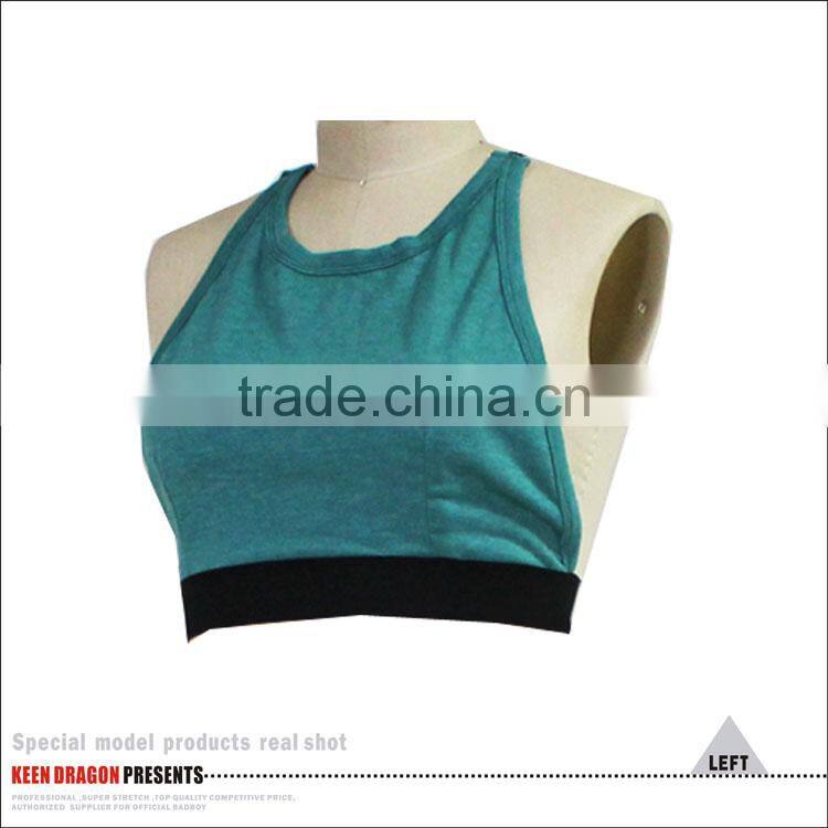 Women's activewear Yoga + running strappy print fashionable sports bra