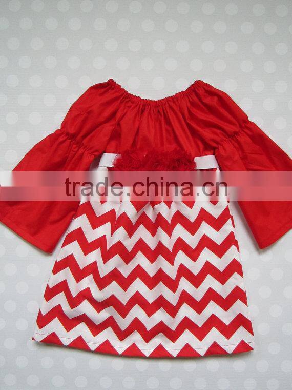 Wholesale Girls Chevron Dress Toddler Girl Dresses Simple Dress For Kids