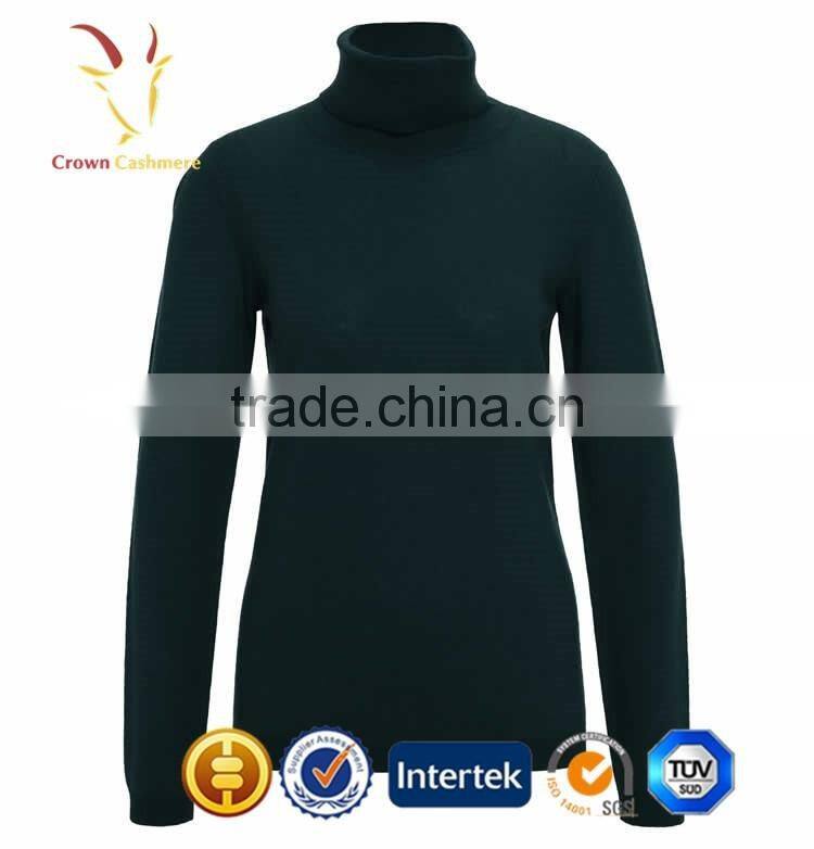Women Winter Turtle Neck Long Sleeve Pullover Sweater
