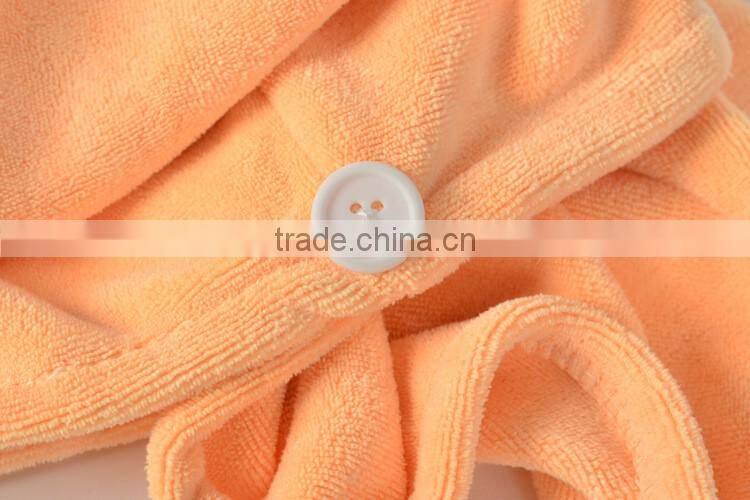 Super absorbent microfiber hair shaft grinding hair towel Thickening of dry hair shower cap