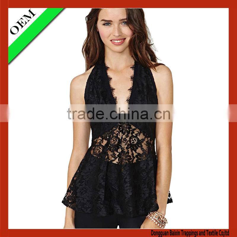 2016 custom fashion women's clothing / ladies sexy tank top