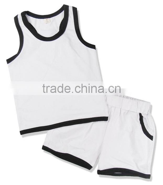 cheap child vest suits ,casual baby girl kids summer camisole clothing sets