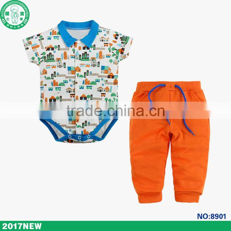 2017 Hot Sale Comfortable Baby Clothes Romper Newborn Baby Boy Clothes Pictures